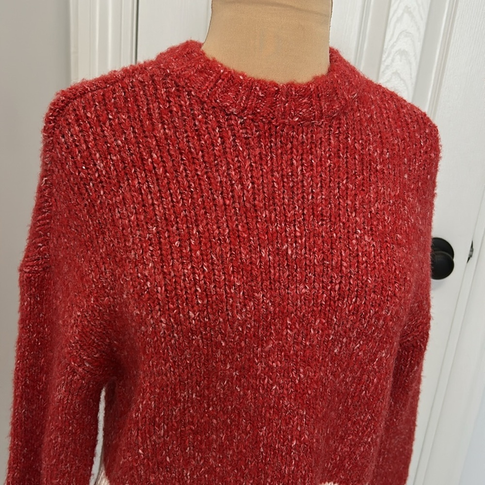 Lovers+ Friends Kirkland Sweater Red White - Picture 7 of 10